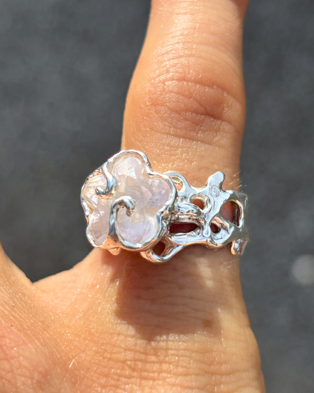Rose Ring - Sunny on a Cloud