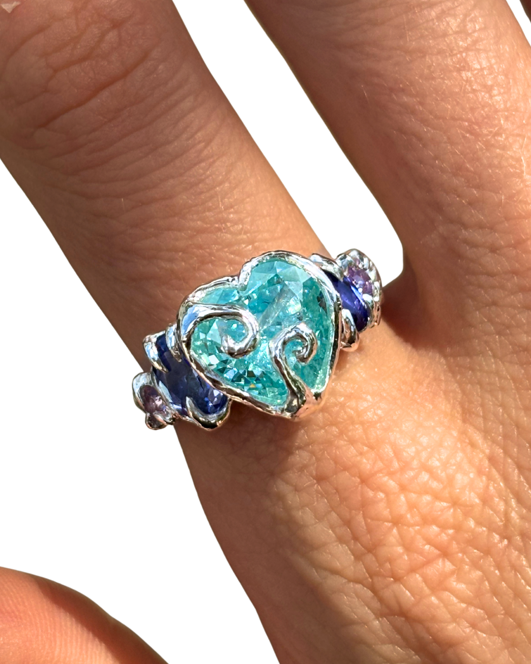 Aphrodite Heart Ring | One Off - Sunny on a Cloud