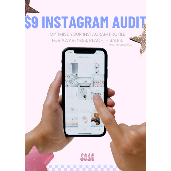 $9 Instagram Audit | Optimise for Growth + Sales