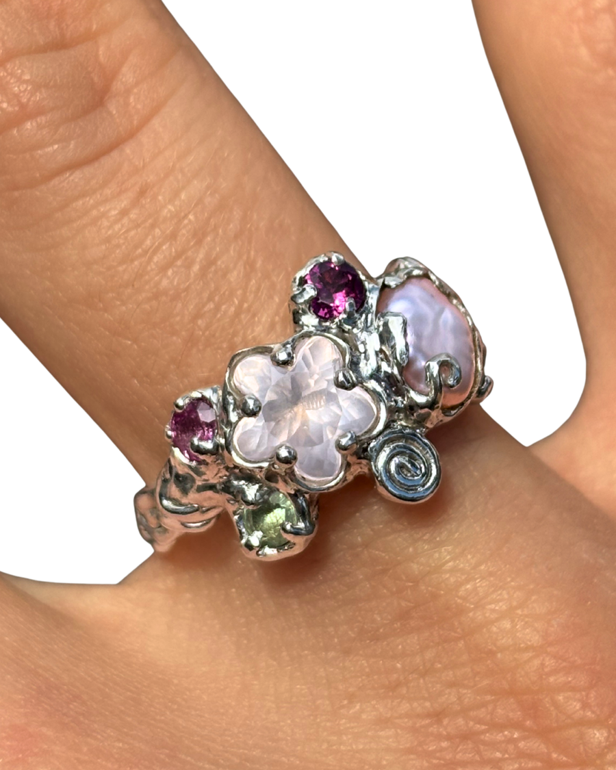 Fleur Ring | One Off - Sunny on a Cloud