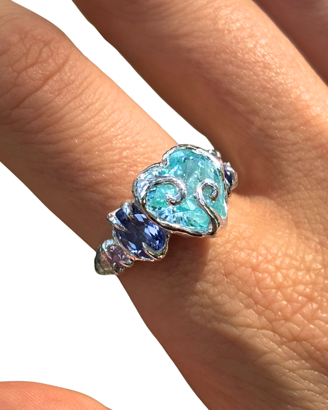 Aphrodite Heart Ring | One Off - Sunny on a Cloud