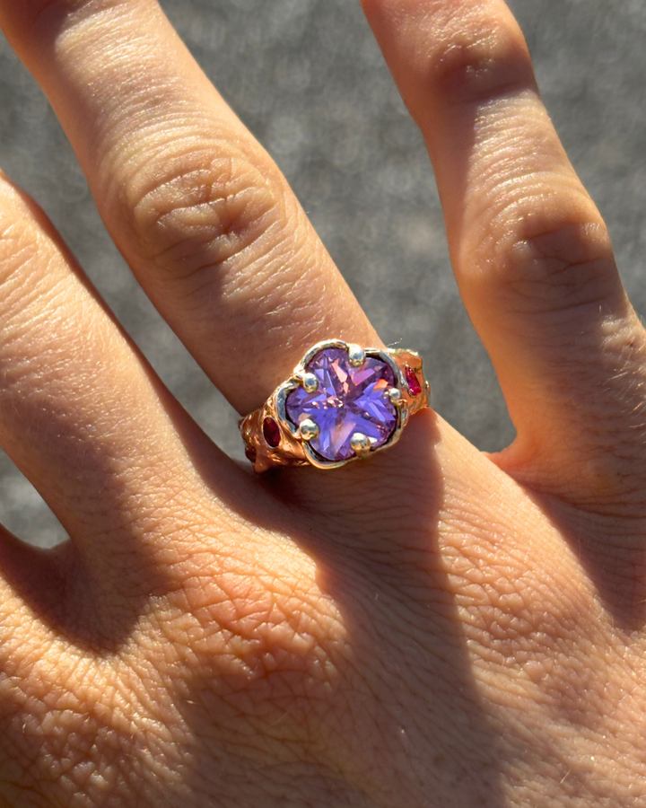 Sweet Poppy Ring | Gold | Made to Order - Sunny on a Cloud