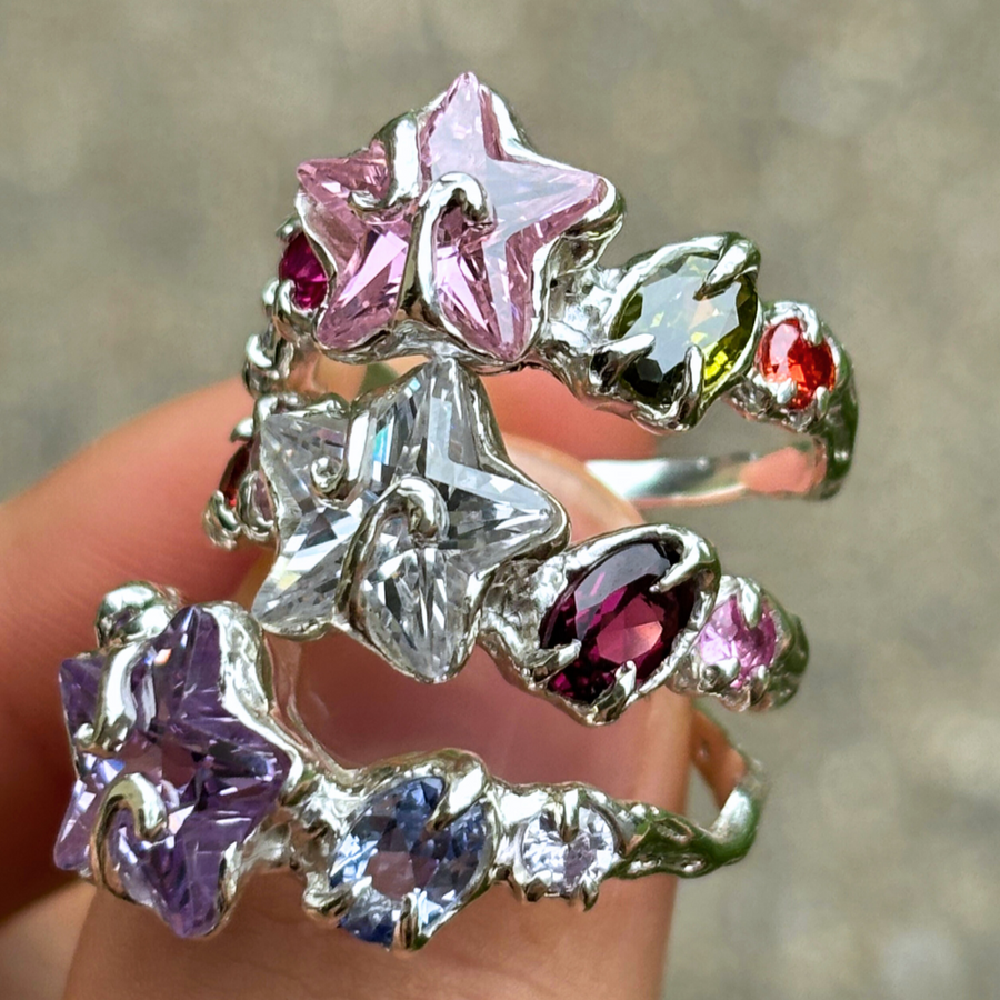 Candy Astre Ring | Sterling Silver - Sunny on a Cloud