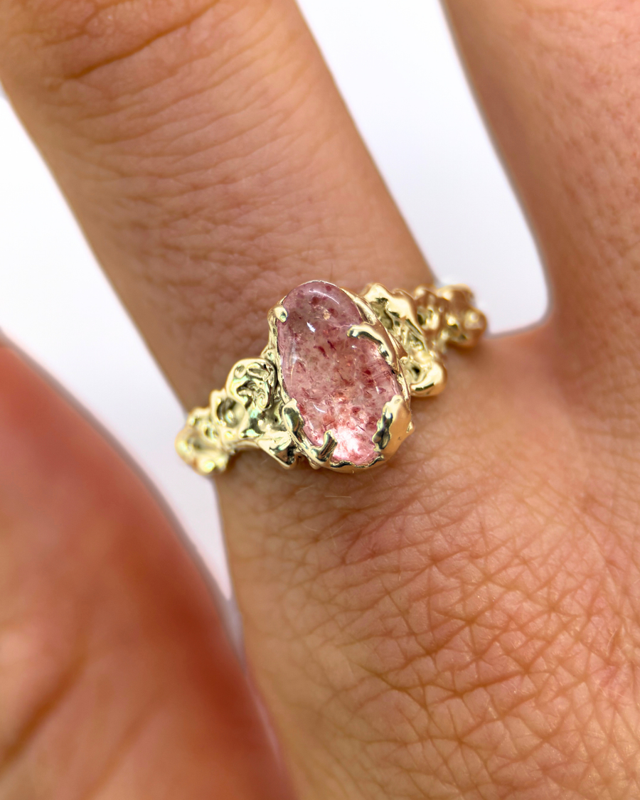Nymph Ring | Solid Gold - Sunny on a Cloud - Unique Organic Rings