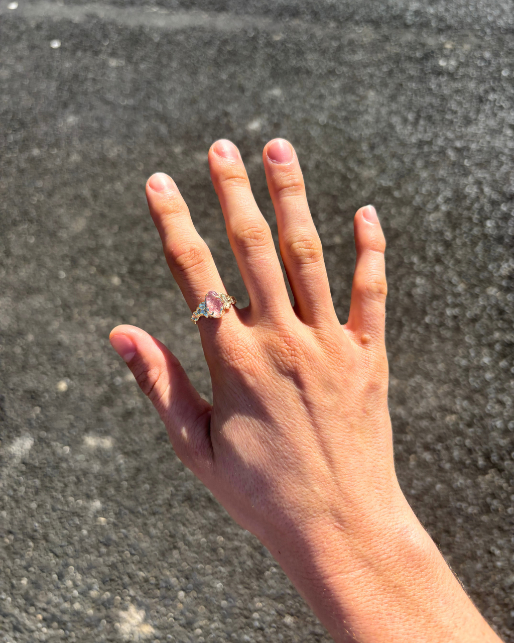 Nymph Ring | Solid Gold - Sunny on a Cloud - Unique Organic Rings