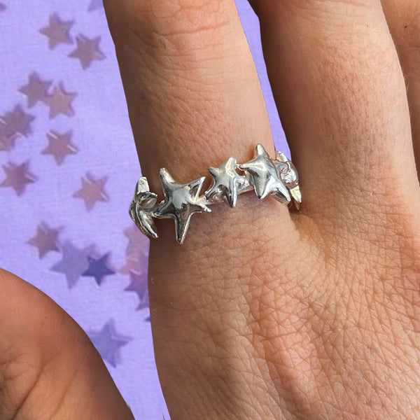 Wonky Star Ring | Made to Order - Sunny on a Cloud