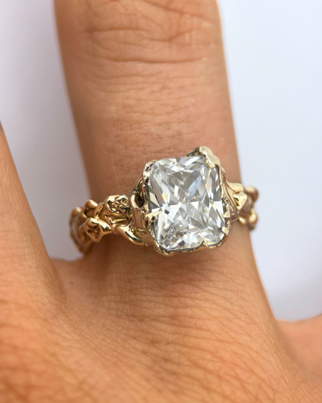 Lace Ring | Solid Gold - Sunny on a Cloud - Unique Organic Rings