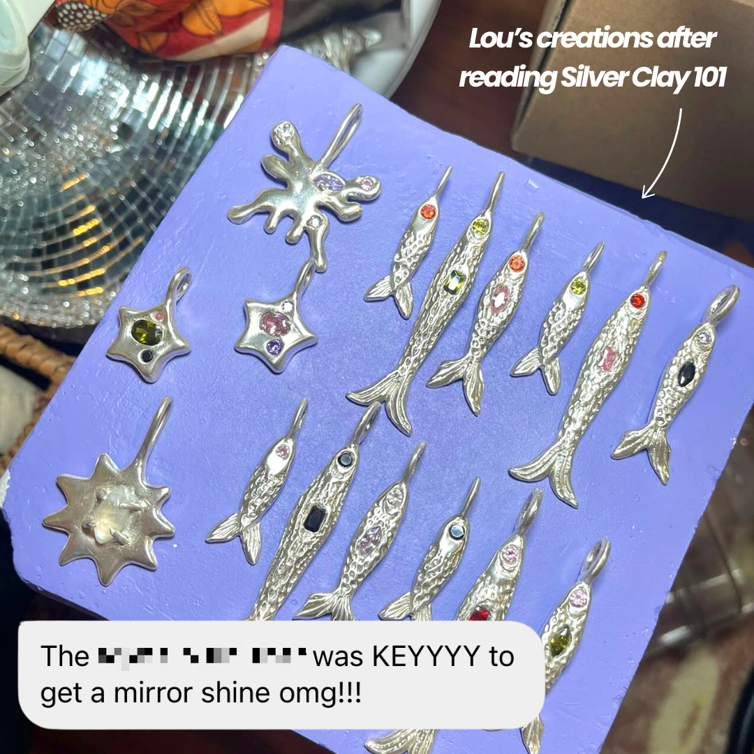 Silver Clay Jewellery Guide for Beginners | Silver Clay 101 - Sunny on a Cloud - Unique Organic Rings