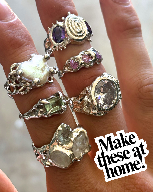 How to make rings out of wax