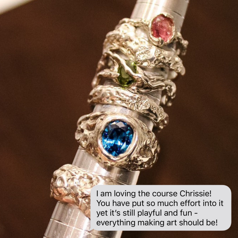 how to make a bezel setting at home