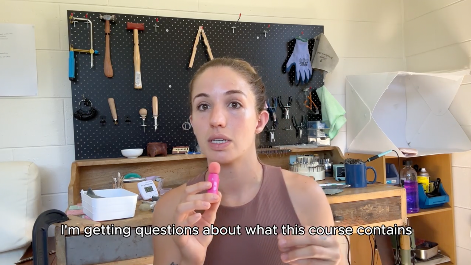 The lost wax jewellery making technique.