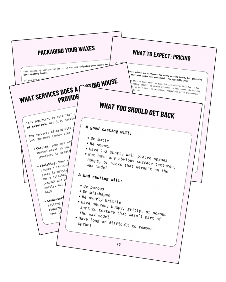 What do casting houses do? Answered in this resource by SoaC. 