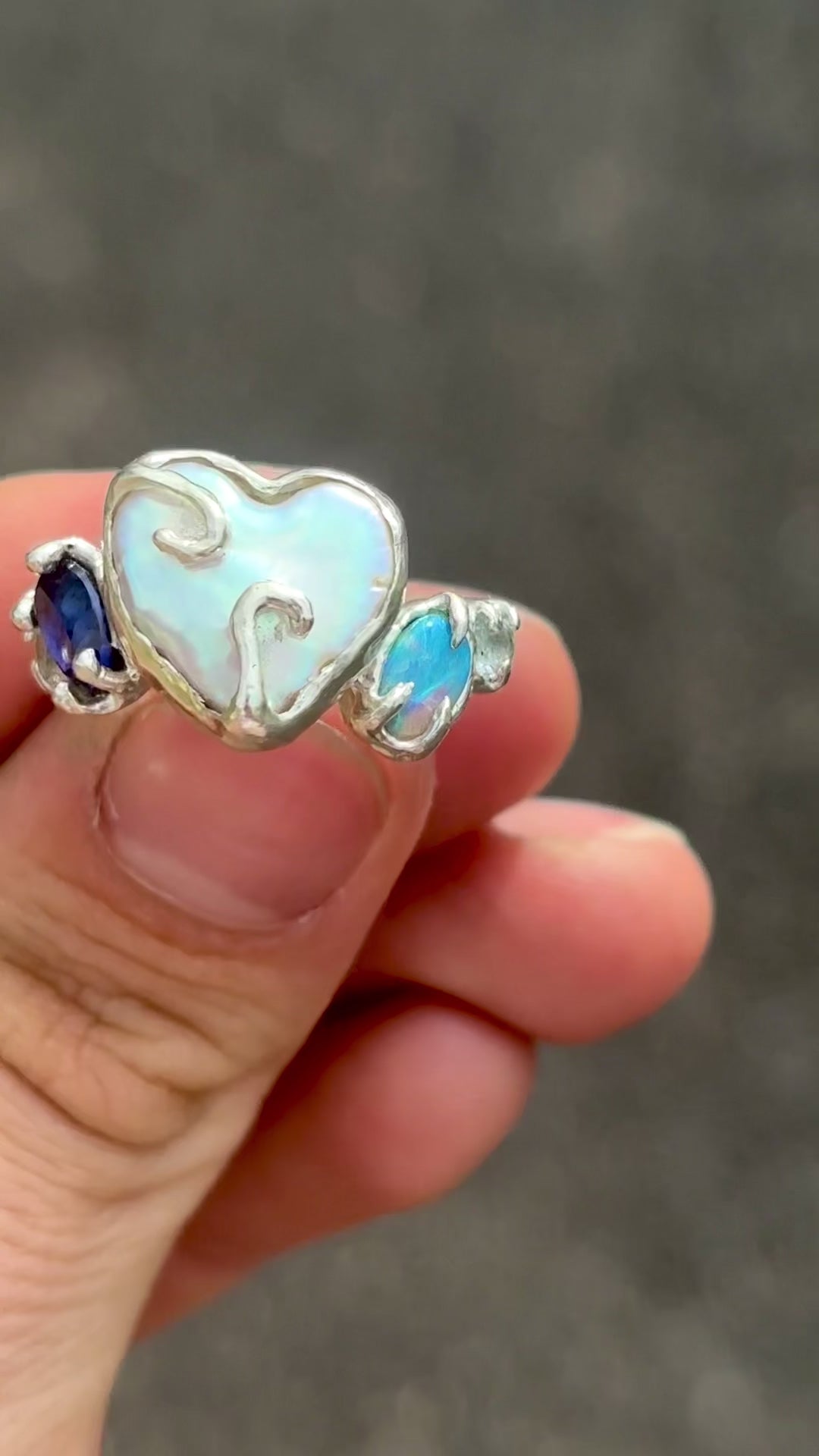 Aphrodite Ring | Pearl & Opal